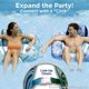 thumbnail image 2 of Silla de piscina Float Aqua Zero Gravity inflable Blue Fern, 2 of 6