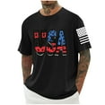 thumbnail image 2 of Guluxicc Mens Independence Day Tops 4th of July Tee Shirts Regular Fit Summer Patriotic Graphic Shirts, 2 of 6