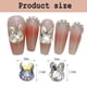 thumbnail image 2 of 20 piezas de diamantes de imitación de conejito de Pascua en 3D para uñas, gemas para decoración de uñas, cristales, decoraciones de vidrio, juego de diamantes de imitación con diseño de, 2 of 6