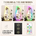 thumbnail image 3 of MIIFUNY Full Length Mirror with Lights, 63"x23.6" RGB Body Dressing Floor Mirrors for Bedroom, White, 3 of 8