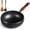 11, variant on 2026 Asian Cast Iron Pot, Uncoated Cast Iron Wok Pan, Hand Hammered Uncoated Healthy Pot with Lid, Rust-Free Durable Non-Stick Pan,for Gas & Induction Stove (Smooth Surface,11'')