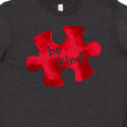 thumbnail image 4 of Inktastic Autism Awareness Be Kind Red Puzzle Piece Youth T-Shirt, 4 of 5