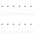 thumbnail image 1 of OULII 12 Pcs Corde Élastique pour Masque en Métal Longueur Réglable pour Course et Randonnée Rentrée Scolaire, 1 of 8
