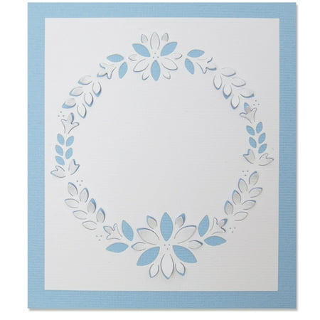 Thinlits Die Cut-Out Wreath by Lisa Jones