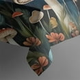 thumbnail image 5 of Colorful Mushroom Eye Black Pattern Square Tablecloth,Waterproof Square Table Cover,Wipeable Spillproof Washable Table Cover for Home Kitchen Party Decor 60"x60"(152x152cm), 5 of 6
