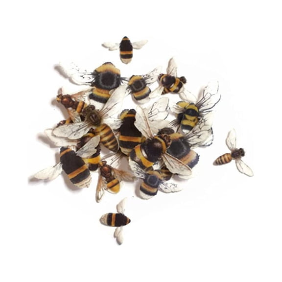 Crystal Candy Wafer-Paper Beautiful Bees