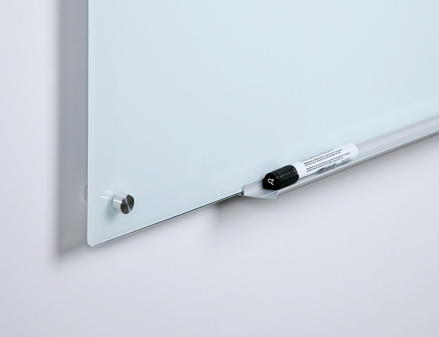 Audio-Visual Direct Whiteboard Glass Dry-Erase Board Set - 23 5/8 " x 35 1/2" - (Non-Magnetic)