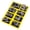 Yellow, variant on 8Pcs/Set Metal Montessori Puzzle Wire IQ Mind Brain Teaser Puzzles Adults Interactive Game Reliever Educational Toys