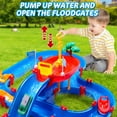 thumbnail image 5 of Vatos 100-Piece DIY Toddler Water Park Playset, 2-Tier Water Table for Kids Aged 3-7, 5 of 11