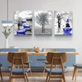 thumbnail image 4 of Hieng Inspiration Wall Decor For Living Room Modern Canvas Wall Art For Bedroom Office Wall Decoration Black And White Painting Nature Landscape Wall Prints Artwork Large Home Decor 3 Piece, 4 of 5