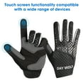 thumbnail image 6 of Savior Genuine Palm Protection Gym Gloves,Outdoor Sport Bike Gloves For Men Women,Breathable Comfort ,Black, 6 of 6