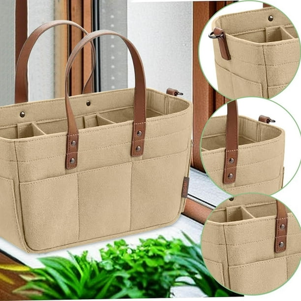 Bolsa de almacenamiento plegable, portátil, ligera, multifunción, con compartimentos intercambiables.