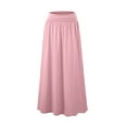 thumbnail image 2 of Doublju Women's Flowy Flared Comfy Maxi Skirt (Plus Size Available), 2 of 4