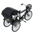 thumbnail image 2 of Modèle de Rickshaw à 3 Roues, Modèle de Rickshaw Style Mignon Décoratif Intéressant pour la Maison Noir,Vert, 2 of 8