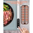 thumbnail image 4 of FEPPO Electric Food Warming Mat with 6 Temperature Settings and 6-Hour Timer, 500W Fast Heating, Rollable Warming Tray for Parties & Buffets, 4 of 8