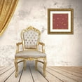 thumbnail image 3 of Lavoie, Tina 26x26 Gold Ornate Wood Framed with Double Matting Museum Art Print Titled - Marsala Golden Squares Confetti, 3 of 4