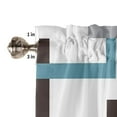 thumbnail image 6 of Medieval Geometry Mid Century Curtain Home Decoration Living Room Short Curtains Window Treatments For Kitchen Bedroom, 6 of 6