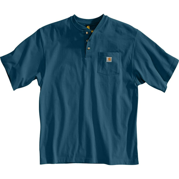 Carhartt - Carhartt Men's Workwear Henley T-Shirt (Stream Blue, XLT ...