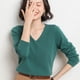 thumbnail image 1 of Spring and Autumn Cashmere Sweater Women's Pullover V-neck Women's Pullover Knitted Top Women's Long Sleeve Cashmere Sweater, 1 of 5