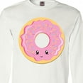 thumbnail image 4 of Inktastic Light Pink Donut Long Sleeve T-Shirt, 4 of 5