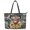 Highland Cow Sunflowers, variant on Uourmeti Owl Handbag, Leather Tote Bag for Everyday, Casual Practicality Saddle Handbag