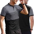 thumbnail image 4 of Akiihool Men T-Shirts Mens T Shirt Short Sleeve Crew Neck Soft Fitted Tees Dark Gray,L, 4 of 7