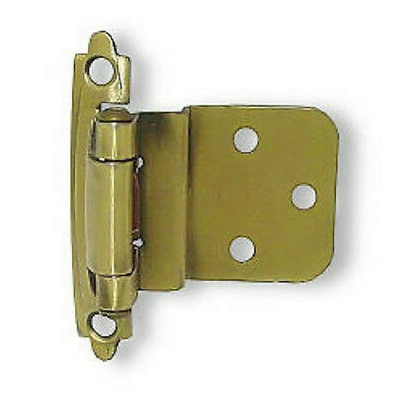 H0104AC-SBA Self Closing 3/8" Inset Hinge Antique Satin Bronze Set of 2
