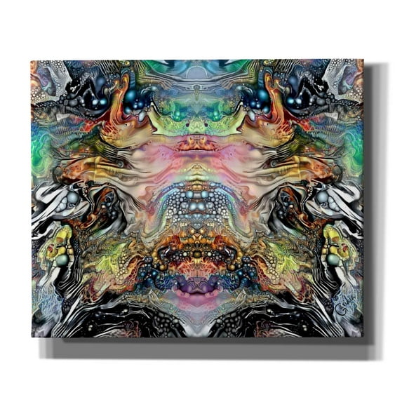 Epic Graffiti 'The Minotaurs Lament' by Pedro Gavidia, Canvas Wall Art, 24"x20"