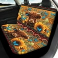 thumbnail image 3 of Renewold American Tribal Highland Cow Sunflower Butterfly Car Seat Covers Full Set for Front Rear Seats, Washable Breathable Auto Interior Decor Accessories, 3 of 7