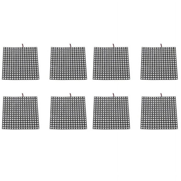 8X WS2812B LED RGB Flexible Pixel Panel 16X16 Individually Addressable Panel Light LED Module Screen