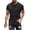 Black, variant on Mens Short Sleeve Button Down Shirt Summer Short Sleeve Shirts for Men Mens Summer Casual Shirts Mens Beach Shirts Short Sleeve Clearance Items Under 10 Dollars