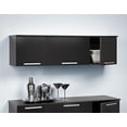 thumbnail image 1 of Black Coal Harbor Wall Mounted Hutch, 1 of 5