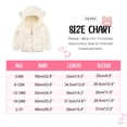 thumbnail image 2 of Usaibhir Toddler Girls Boys Fleece Jackets Double Sided Plush Zip Up Hooded Coat Solid Color Warm Winter Cute Outwear 6M-4T, 2 of 11