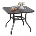 thumbnail image 3 of STARY Patio Dining Table 35"x35", Square Outdoor Dining Table with 1.57" Umbrella Hole for Patio Graden Backyard and Poolside, 3 of 8