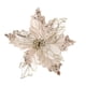 thumbnail image 2 of Festive Glittered Poinsettia Ornament Set, Christmas Tree Decorations, Holiday Floral Arrangements, Party & Home Decor Accessories for Seasonal Celebrations and Festive Events, 2 of 6