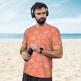 thumbnail image 4 of Wukai The Marine Theme With Beautiful Corals Print Men's Short-Sleeved Mesh T-Shirt,Quick-Dry Short Sleeve Workout T-Shirt-Small, 4 of 8