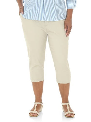 lee riders mid rise capri