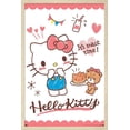 thumbnail image 1 of Hello Kitty: 25 Snack Time - Kitty Pancakes Wall Poster, 22.375" x 34" Framed, 1 of 4
