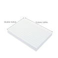 thumbnail image 2 of FESTFENDS 200 Pcs Cartes d'Index Blanches Lignées Lignes Horizontales Surface d'Écriture Lisse pour Usage de Bureau, 2 of 8