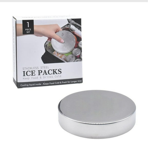 Ice Packs for Lunch Boxes Reusable Stainless Steel Ice Packs for Coolers, Camping, and Picnic Baskets Metal lunch box Ice Packs Keep Food and Drinks Fresh and Cool