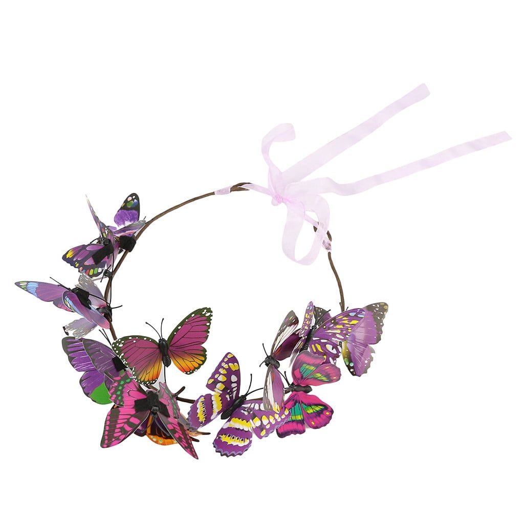 Elegant Purple Flower Headband for Women's Party Kuwait Ubuy - Main Image