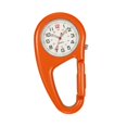 thumbnail image 3 of Reloj con mosquetón y clip para pesca y actividades al aire libre. Regalos para amantes de la naturaleza. Naranja, 3 of 8