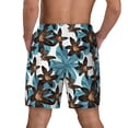thumbnail image 2 of Lsque Mens Swim Trunks Lilies Flowers Pattern - Bathing Suit Compression Liner - Beach Swim Shorts Swimwear - (S-3XL) - Stretch Quick Dry -, 2 of 9