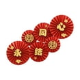 thumbnail image 4 of Abbracc 6Pcs Chinese Wedding Paper Fans Home Decor for Photo Backdrops Party Wedding B, 4 of 9