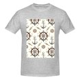 thumbnail image 4 of Bingfone Anchor With Rope Men'S Loose Fit Short-Sleeve Pocket T-Shirt, 4 of 7