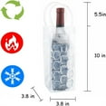 thumbnail image 3 of Suministros de cocina, utensilios y aparatos de cocina, bolsa de hielo para vino, bolsa de hielo, bolsa de hielo, bolsas de hielo refrigeradas blancas de 30 ml., 3 of 6