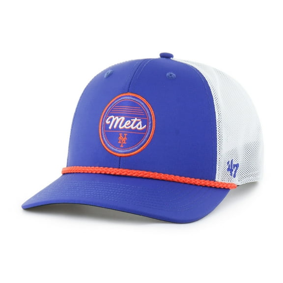Men's '47 Royal/White New York Mets Fairway Trucker Adjustable Hat