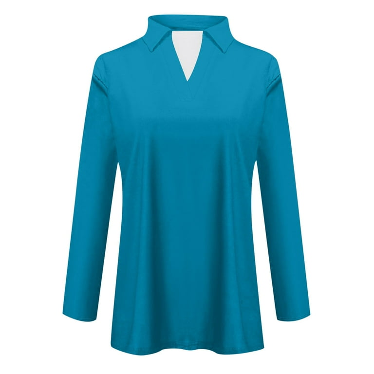 Vetement Femme ete 2025 Women's Solid Color Long Sleeve Lapel V