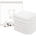 thumbnail image 2 of Toallas de baño desechables Toallas de ducha Toallas desechables grandes Cuerpo, Hotel de viaje. Suave y absorbente, blanco TUNC Sencillez, 2 of 5