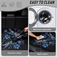thumbnail image 5 of COEQINE Car Cargo Mat Heavy Duty Rear Trunk Liner Machine Washable Dog Cargo Protector Universal Size Protective Mat for SUV, Sedan, Truck, Blue Dragonfly Flower, 5 of 7